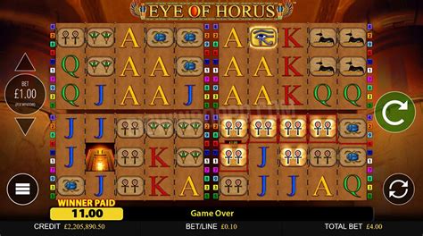 eye of horus power 4 slots review